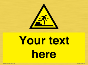 Custom warning Submerged step or steps